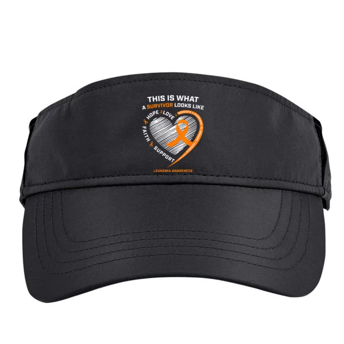 Leukemia Awareness Survivor Gifts Adult Drive Performance Visor