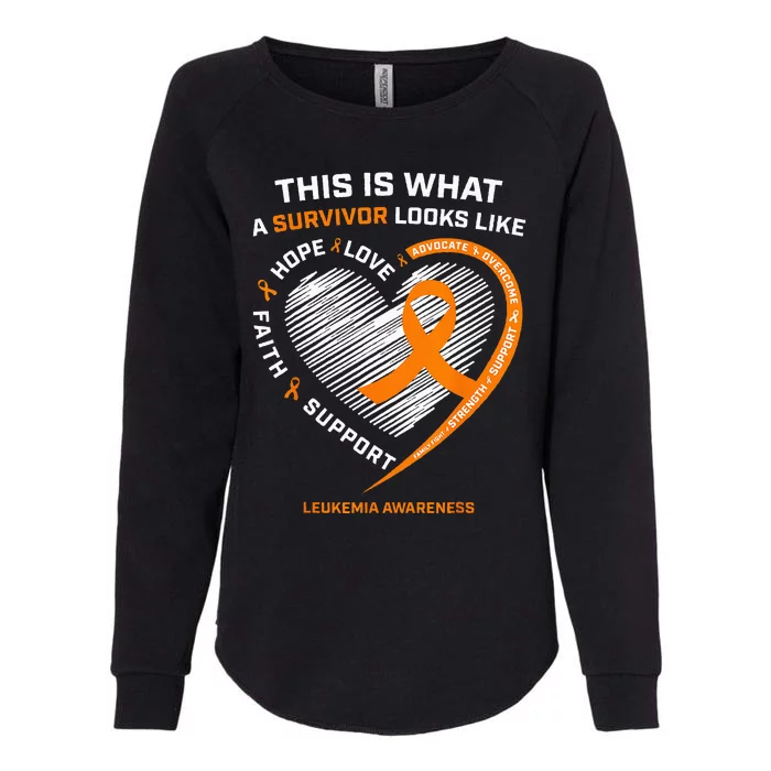 Leukemia Awareness Survivor Gifts Womens California Wash Sweatshirt