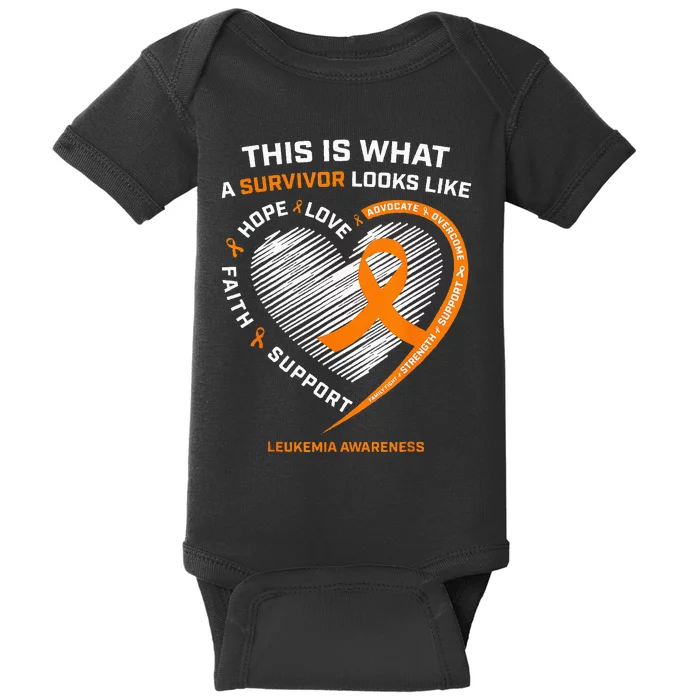 Leukemia Awareness Survivor Gifts Baby Bodysuit