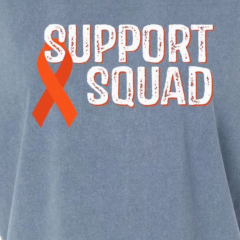 Leukemia Awareness Support Squad Garment-Dyed Women's Muscle Tee