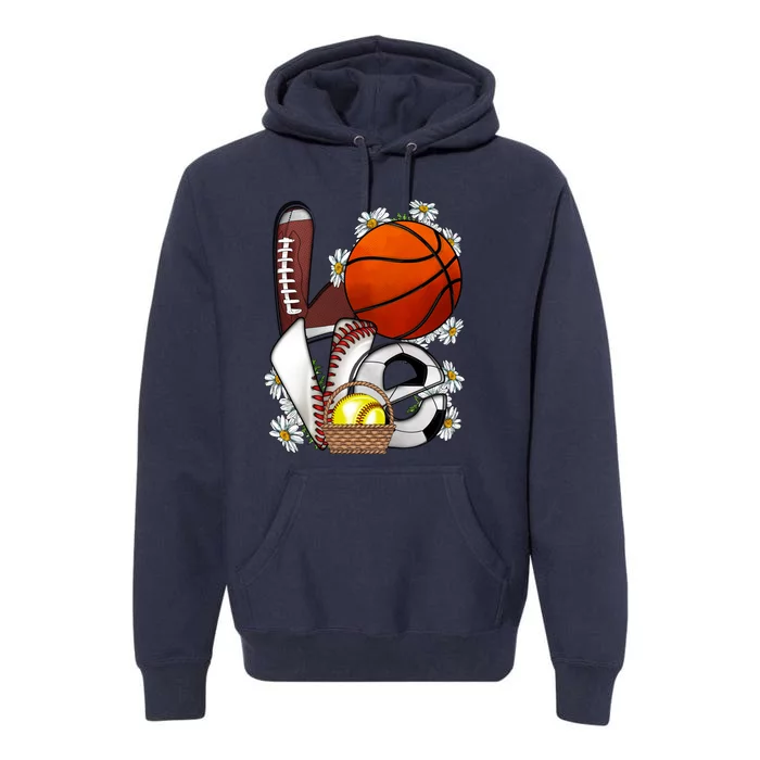 Love All Sports Premium Hoodie