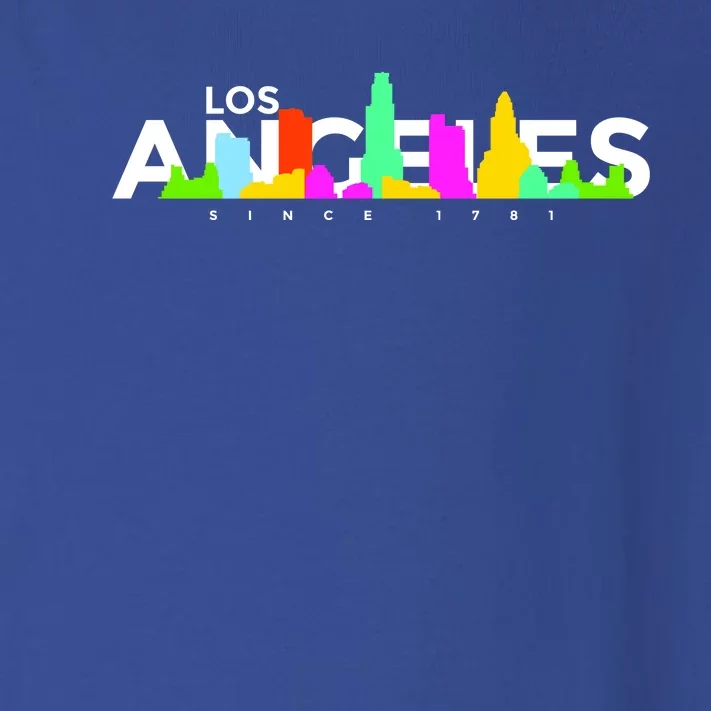 Los Angeles Skyline Since 1781 Toddler Long Sleeve Shirt