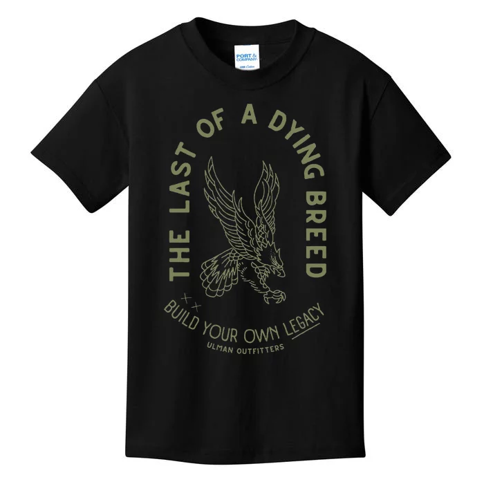 Legacy American Sage And Army Green Kids T-Shirt