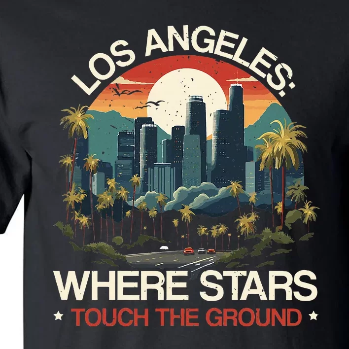 Los Angeles State California Usa America United States Tall T-Shirt