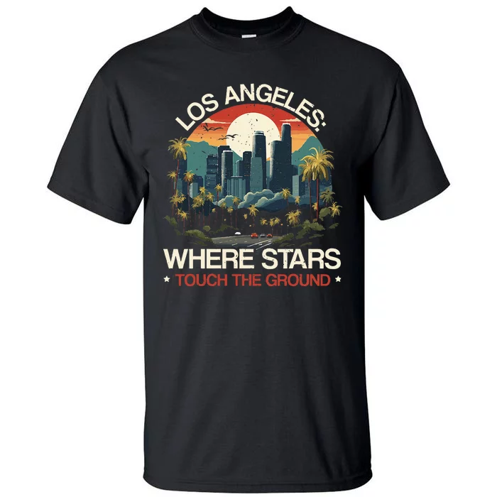 Los Angeles State California Usa America United States Tall T-Shirt