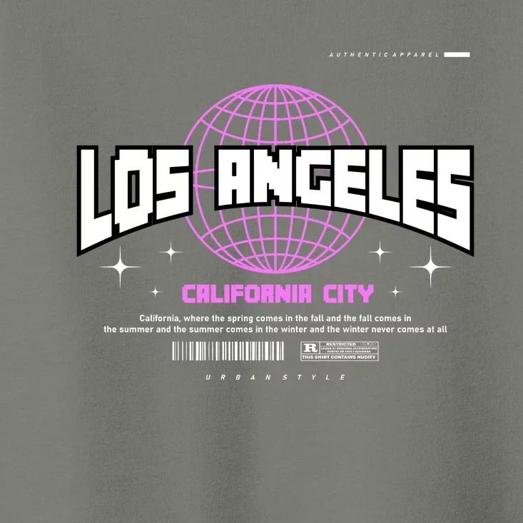 Los Angeles Slogan Retro Style Toddler T-Shirt