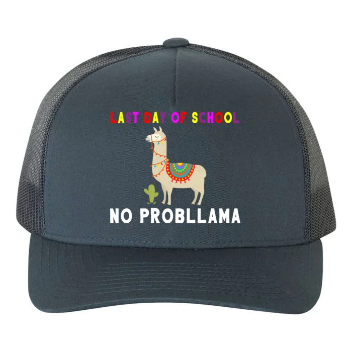 Last Day Of School No ProbLLama Yupoong Adult 5-Panel Trucker Hat