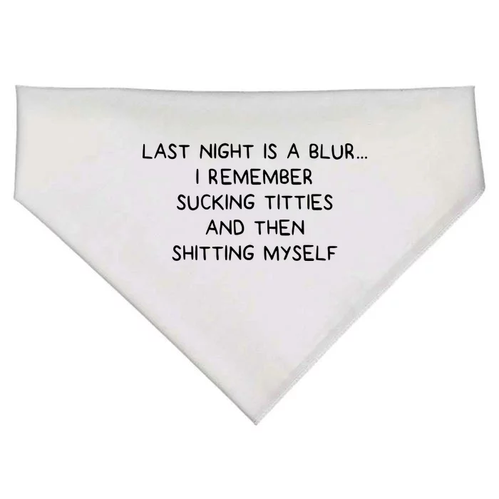 Last Night Was A Blur USA-Made Doggie Bandana