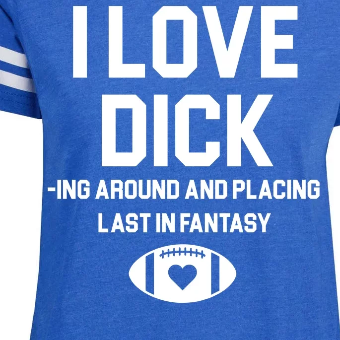 Last Place Fantasy Football Funny Enza Ladies Jersey Football T-Shirt