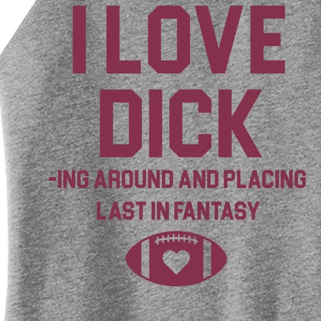 Last Place Fantasy Football Funny Women’s Perfect Tri Rocker Tank