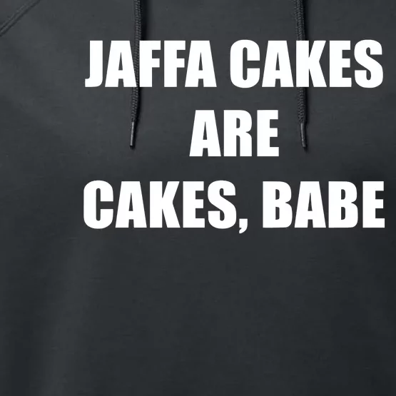 Limited Amber Turner Wearing Jaffa Cakes Are Cakes Babe Performance Fleece Hoodie