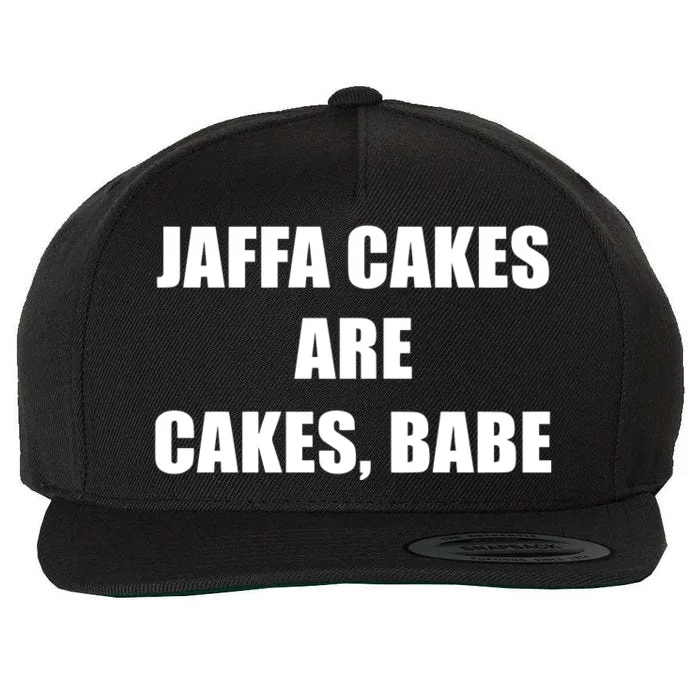 Limited Amber Turner Wearing Jaffa Cakes Are Cakes Babe Wool Snapback Cap