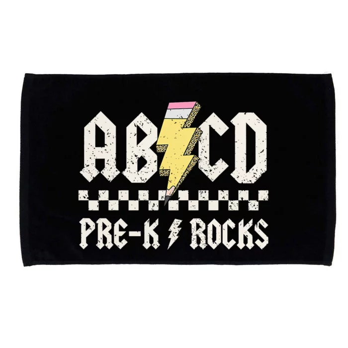 Lightning ABCD Teacher Student Pre K Rocks Back To School Microfiber Hand Towel