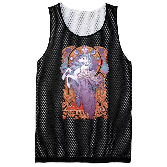 Lady Amalthea The Last Unicorn Mesh Reversible Basketball Jersey Tank