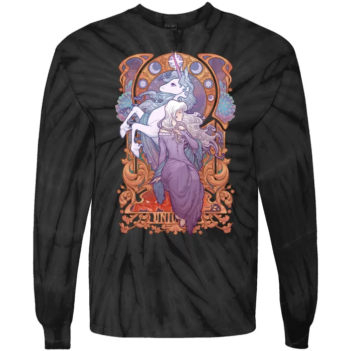 Lady Amalthea The Last Unicorn Tie-Dye Long Sleeve Shirt