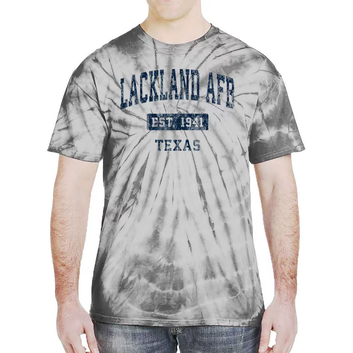 Lackland Afb Texas Tx Vintage Sports Established Tie-Dye T-Shirt