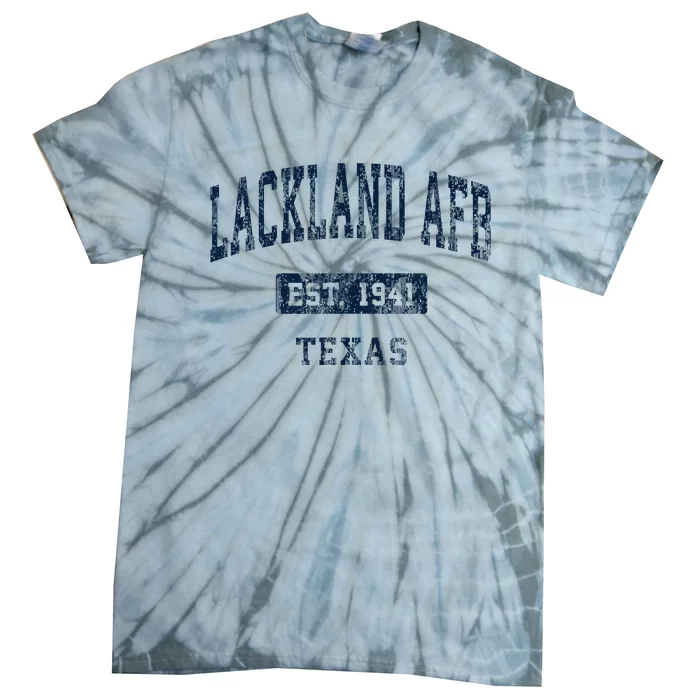 Lackland Afb Texas Tx Vintage Sports Established Tie-Dye T-Shirt