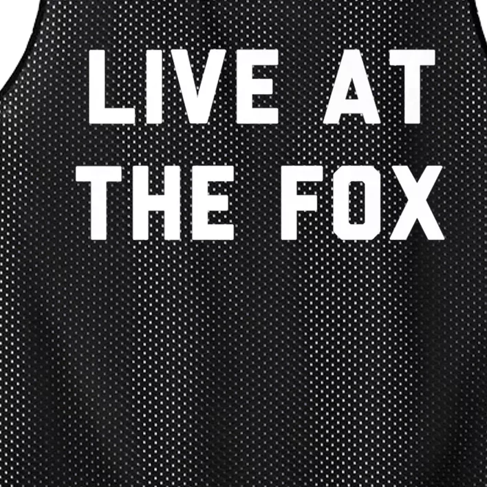 Live At The Fox Classic Rock Music Inspired Southern Rock Mesh Reversible Basketball Jersey Tank