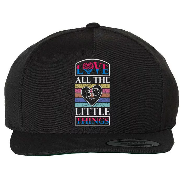 Love All The Little Things Wool Snapback Cap