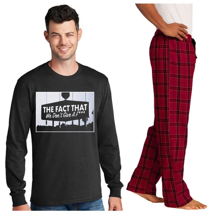 Los Angeles The Fact That We DonT Give Long Sleeve Pajama Set