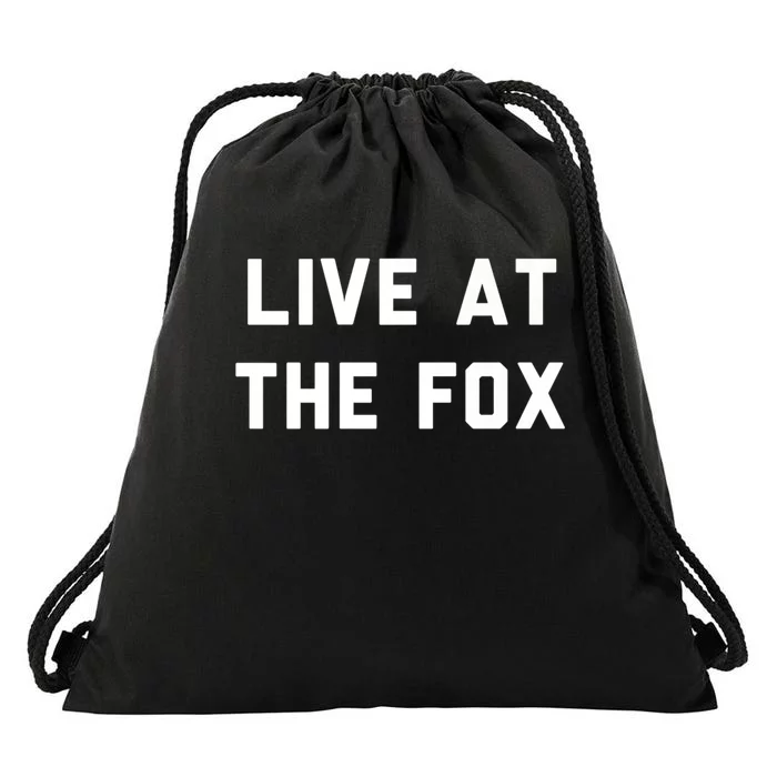 Live At The Fox Classic Rock Music Inspired Southern Rock Drawstring Bag