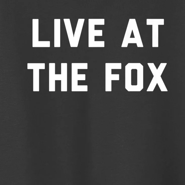 Live At The Fox Classic Rock Music Inspired Southern Rock Toddler T-Shirt