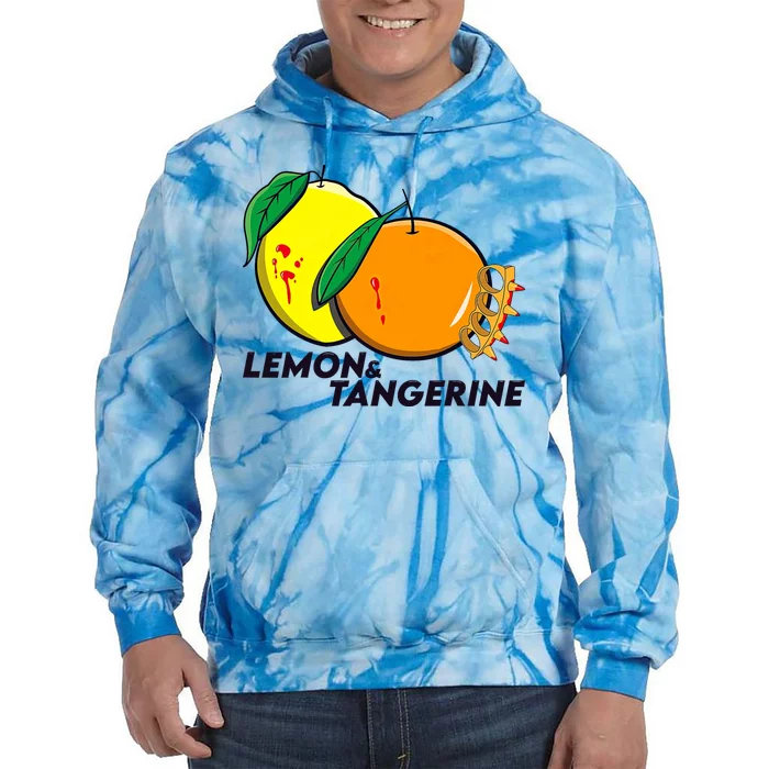 Lemon And Tangerine Bullet Train Tie Dye Hoodie