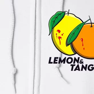 Lemon And Tangerine Bullet Train Full Zip Hoodie