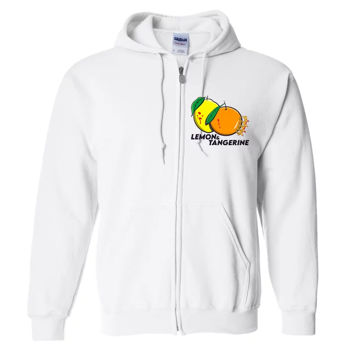 Lemon And Tangerine Bullet Train Full Zip Hoodie