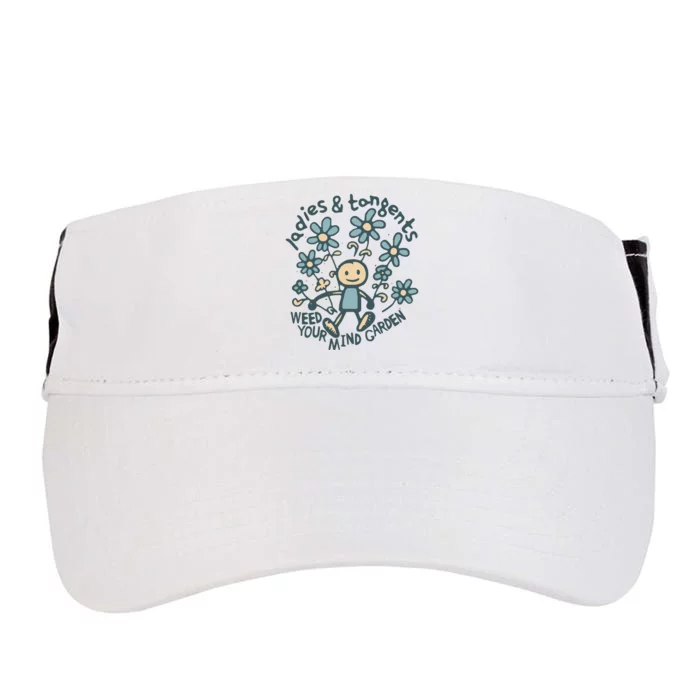 Ladies And Tangents Weed Your Mind Garden Adult Drive Performance Visor