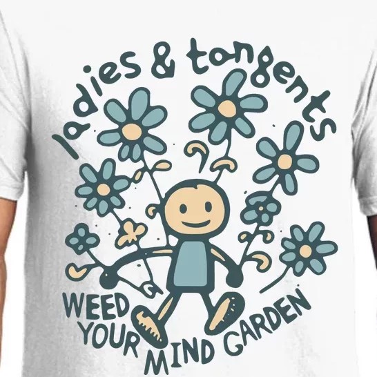 Ladies And Tangents Weed Your Mind Garden Pajama Set