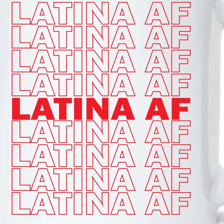 Latina Af Spanish Pride Black Color Changing Mug