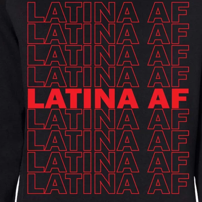 Latina Af Spanish Pride Womens California Wash Sweatshirt