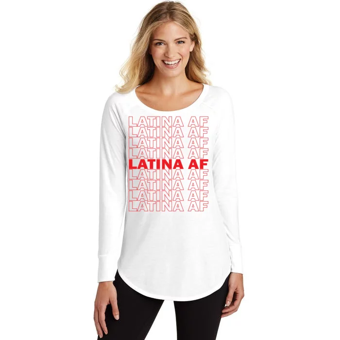 Latina Af Spanish Pride Women's Perfect Tri Tunic Long Sleeve Shirt