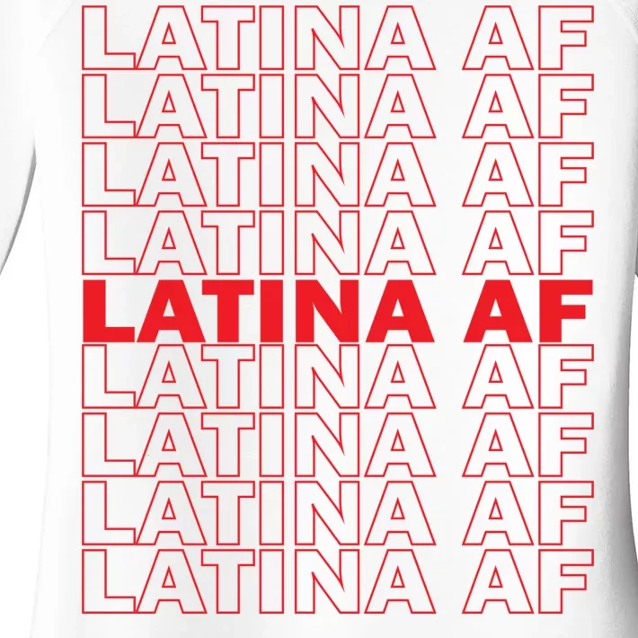 Latina Af Spanish Pride Women's Perfect Tri Tunic Long Sleeve Shirt