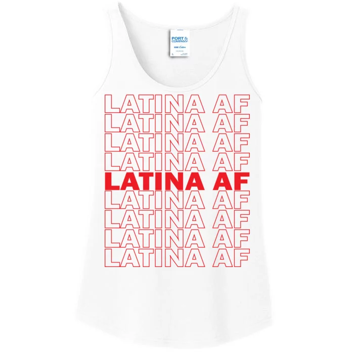 Latina Af Spanish Pride Ladies Essential Tank