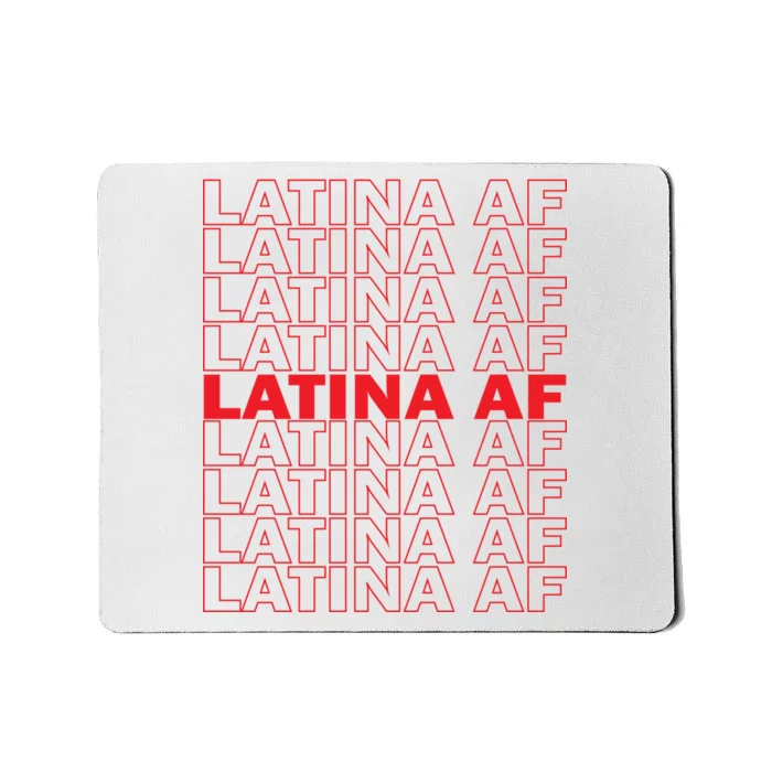 Latina Af Spanish Pride Mousepad