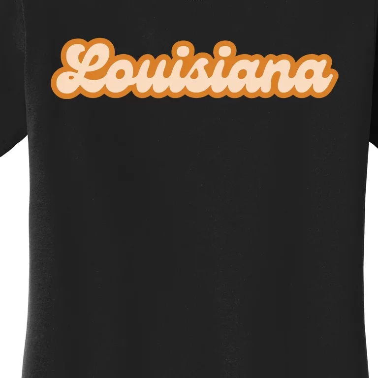 Louisiana America Usa State Retro Women's T-Shirt