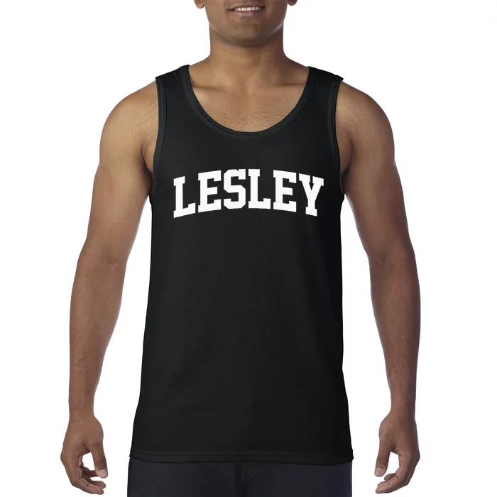 Lesley Arch Vintage College Athletic Sport Tank Top