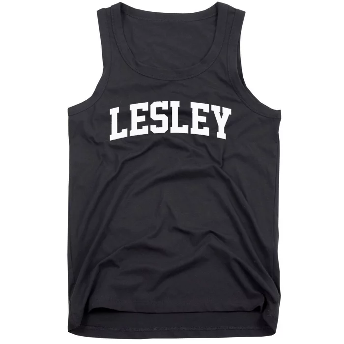 Lesley Arch Vintage College Athletic Sport Tank Top