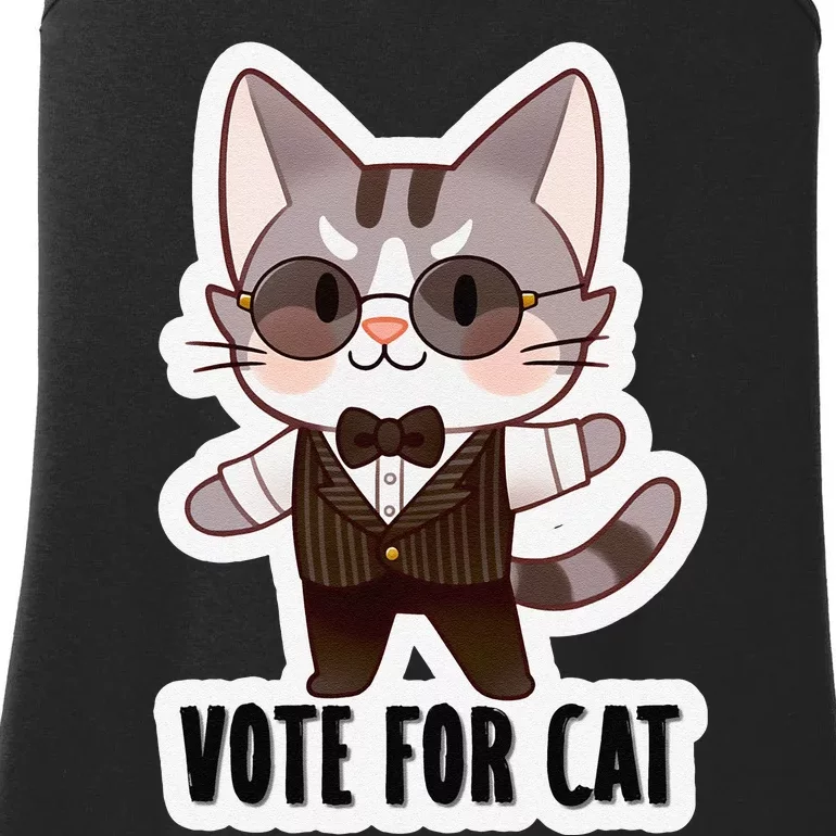 Leo Ambrose Vote For Cat Ladies Essential Tank