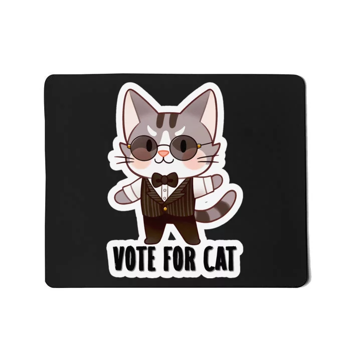 Leo Ambrose Vote For Cat Mousepad