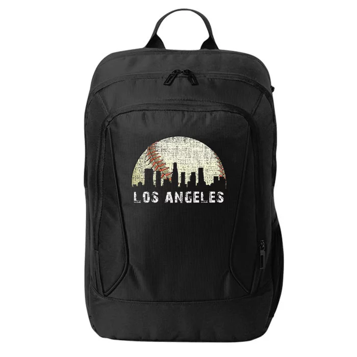 Los Angeles Vintage Baseball Game Day City Backpack