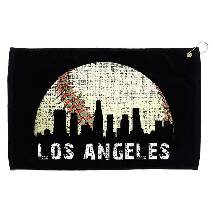 Los Angeles Vintage Baseball Game Day Grommeted Golf Towel