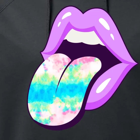 Lavender Lips Performance Fleece Hoodie