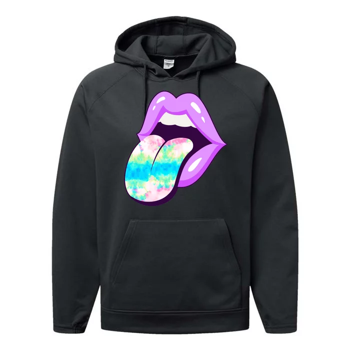 Lavender Lips Performance Fleece Hoodie