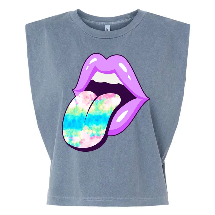 Lavender Lips Garment-Dyed Women's Muscle Tee