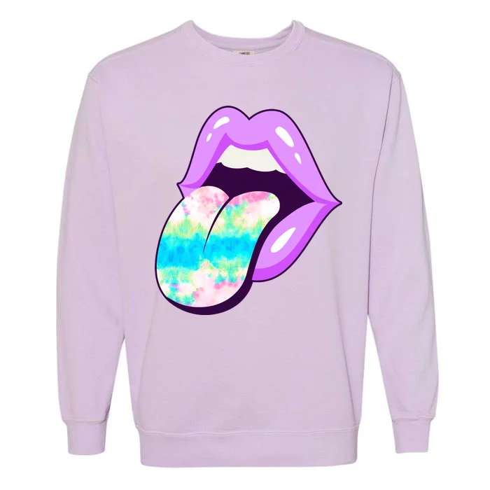 Lavender Lips Garment-Dyed Sweatshirt