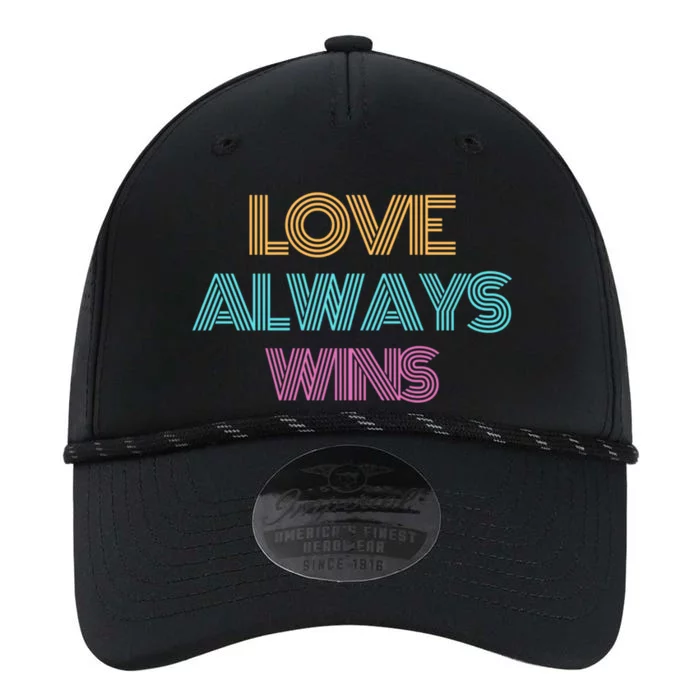 Love Always Wins Vintage Great Gift Performance The Dyno Cap