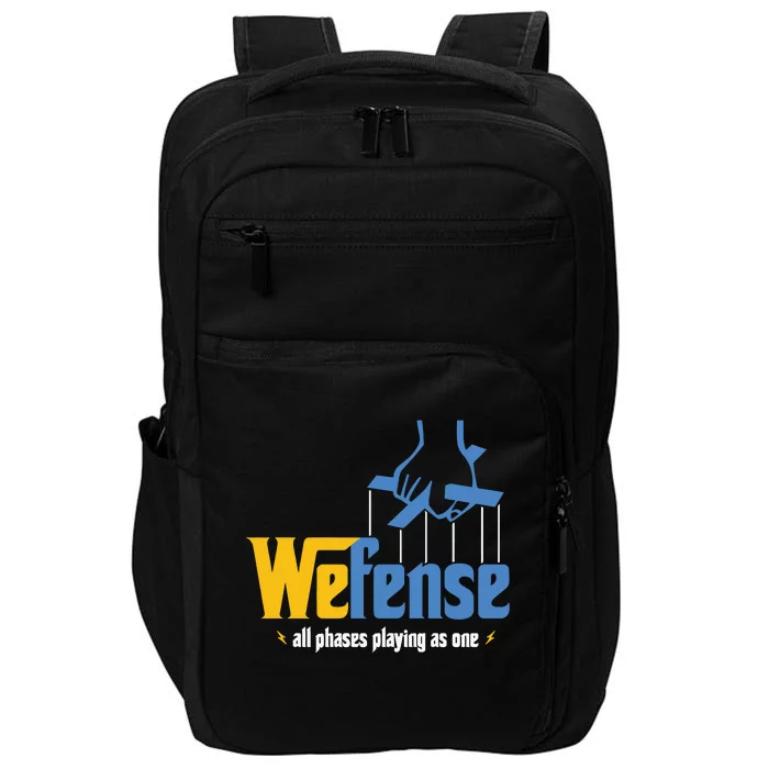 Los Angeles We Fense All Phrases Playing As One Impact Tech Backpack